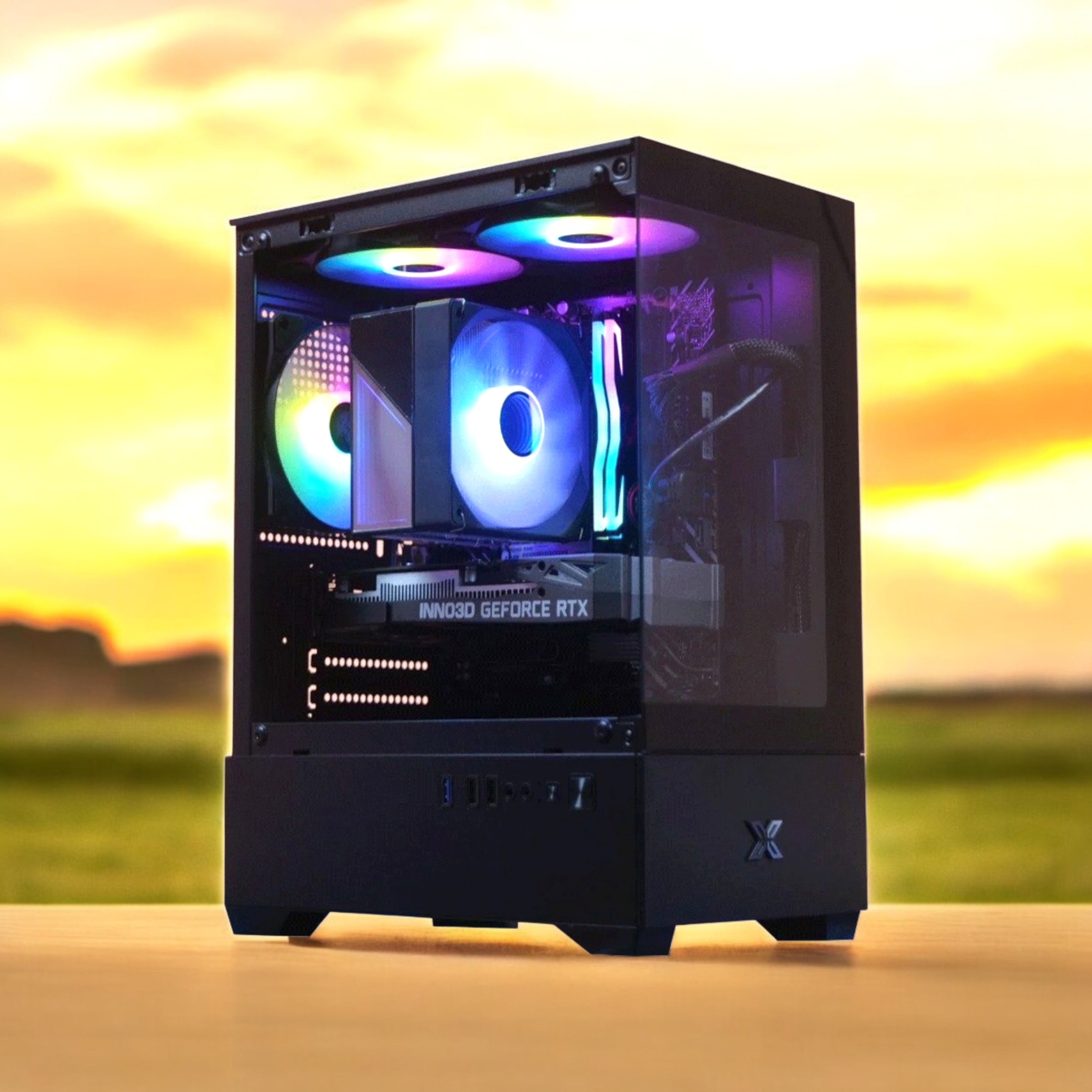 PC Gaming HMPC Get | Intel i3 12100F\ RTX 3050 6G\ H610M\ RAM 16GB\ SSD 512G